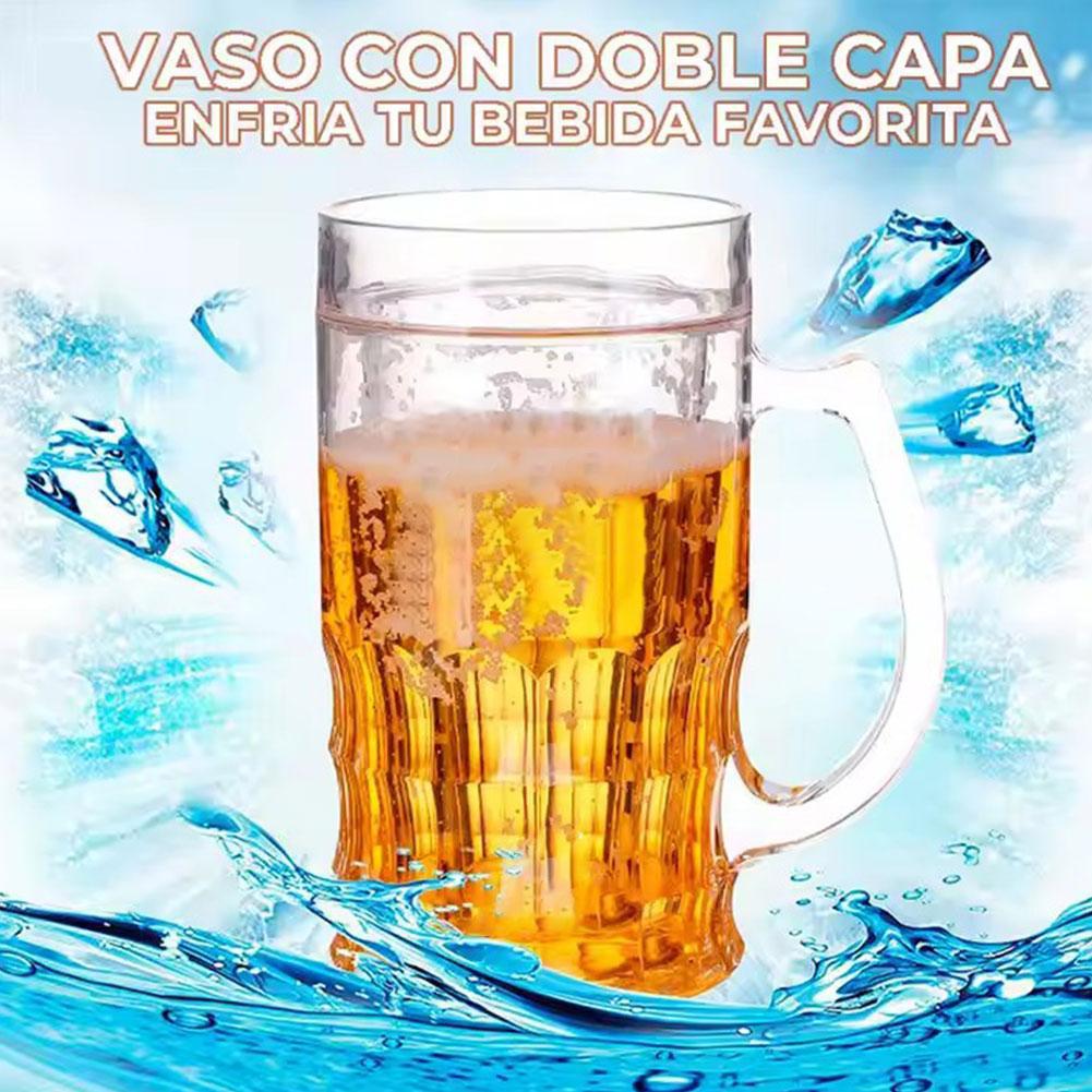 Beer Mug Handled - 1/2개 손잡이가 있는 이중 맥주잔, 두꺼운