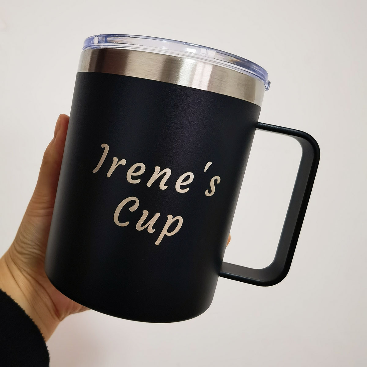 Beer Mug Handled - 16온스 스테인리스 스틸 보온컵 진공 단열