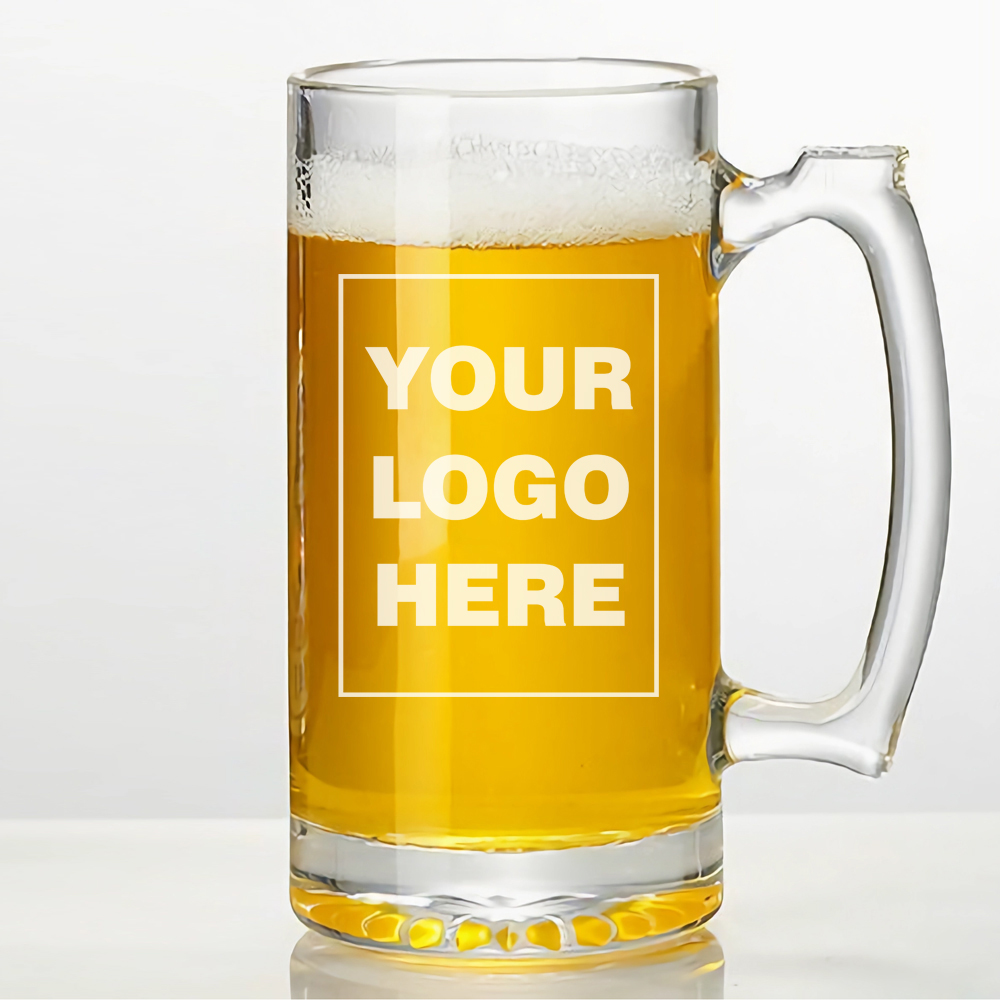 Beer Mug Handled - 개인 맞춤 맥주잔 500ml/16.9oz 손잡이 있는