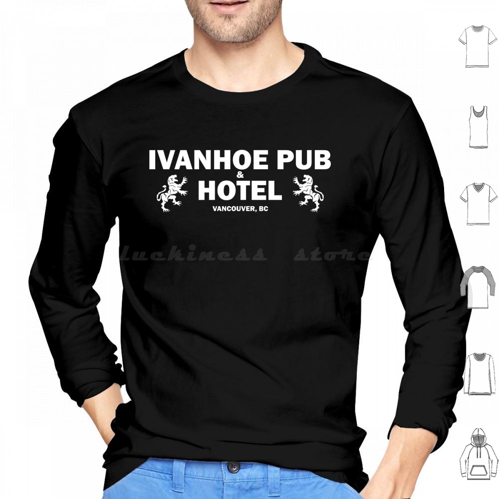 Ivanhoe Pub-화이트 온 블랙 후드티 긴팔 Iv - Wine Beer Pub 리뷰 및 가격