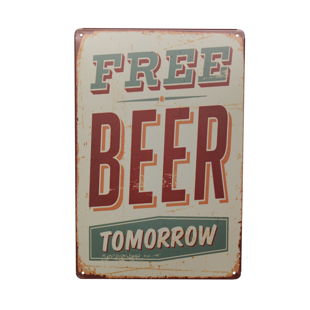 무료 맥주 음료 틴 사인 와인 내일 알코올 & 마약 2 - Wine Beer Pub 리뷰 및 가격