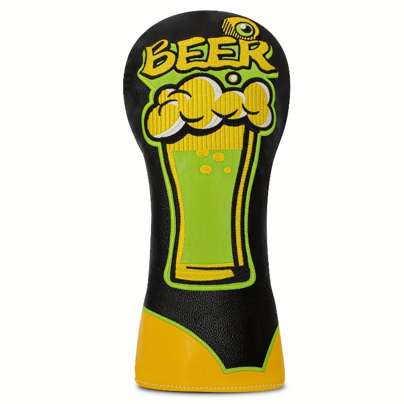 골프 클럽 헤드 커버 - 맥주잔 디자인과 맥주병 그래픽 - Beer & Wine Jockey Plaza Shopping 리뷰 및 가격