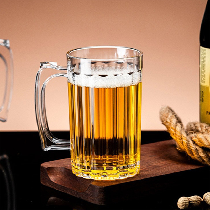 아크릴 맥주컵 가정용 머그잔 유리잔 손잡이 우유 커피  - Beer Mug Handled 리뷰 및 가격
