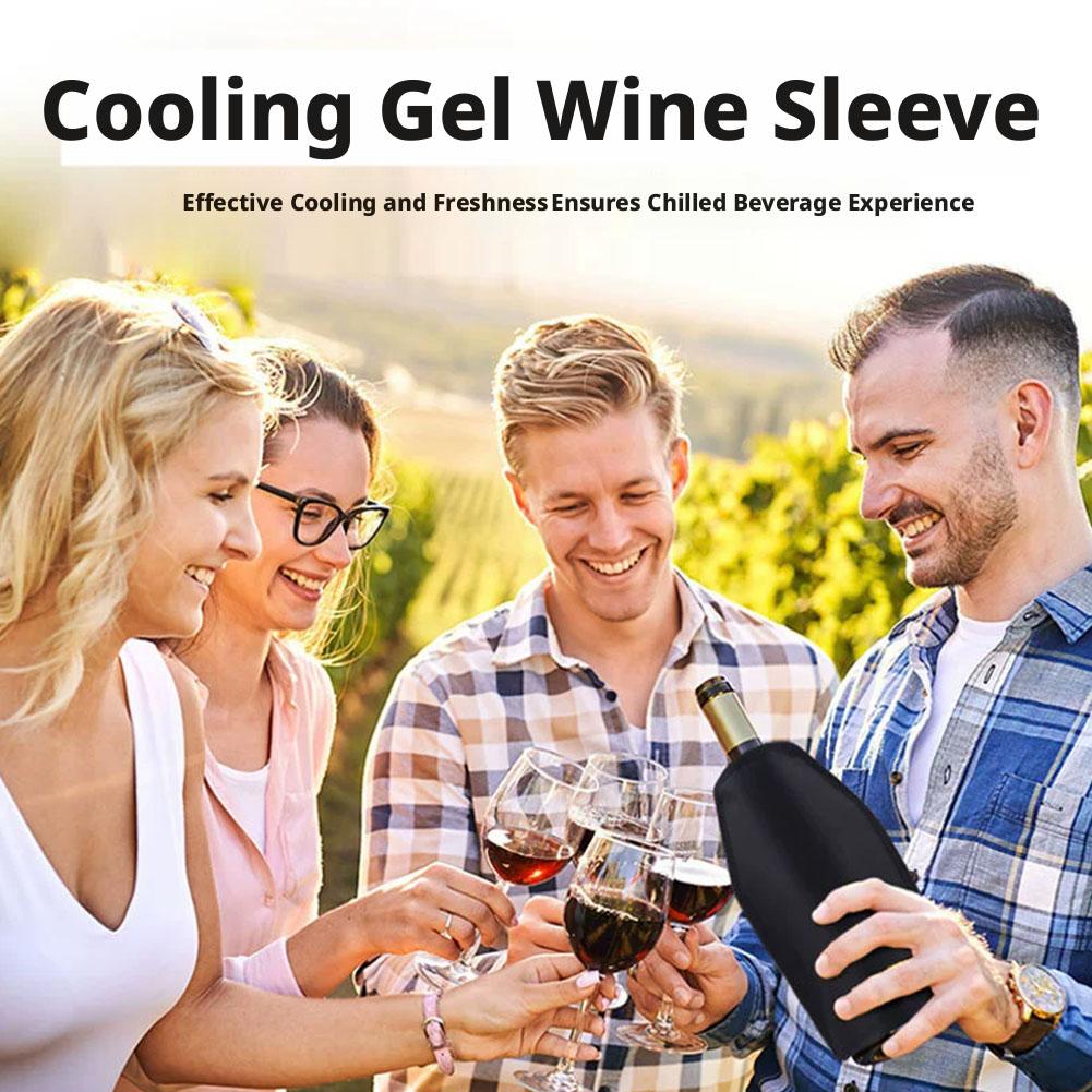 1개 신제품 다용도 와인 아이스백 쿨링 홀더 젤리 피크 - Wine Chiller Sleeve 리뷰 및 가격