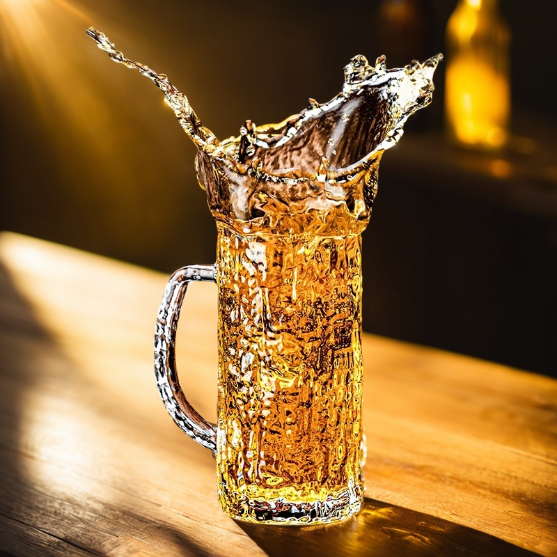 두꺼운 대용량 맥주잔 유럽 스타일 손잡이가 있는 유리  - Beer Mug Handled 리뷰 및 가격