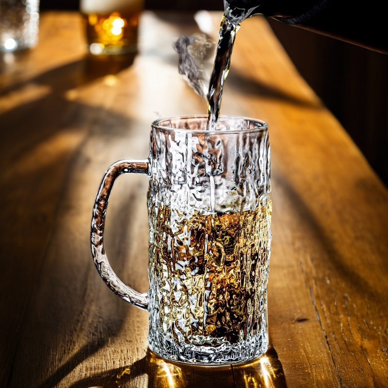 두꺼운 대용량 맥주잔 유럽 스타일 손잡이가 있는 유리  - Beer Mug Handled 리뷰 및 가격