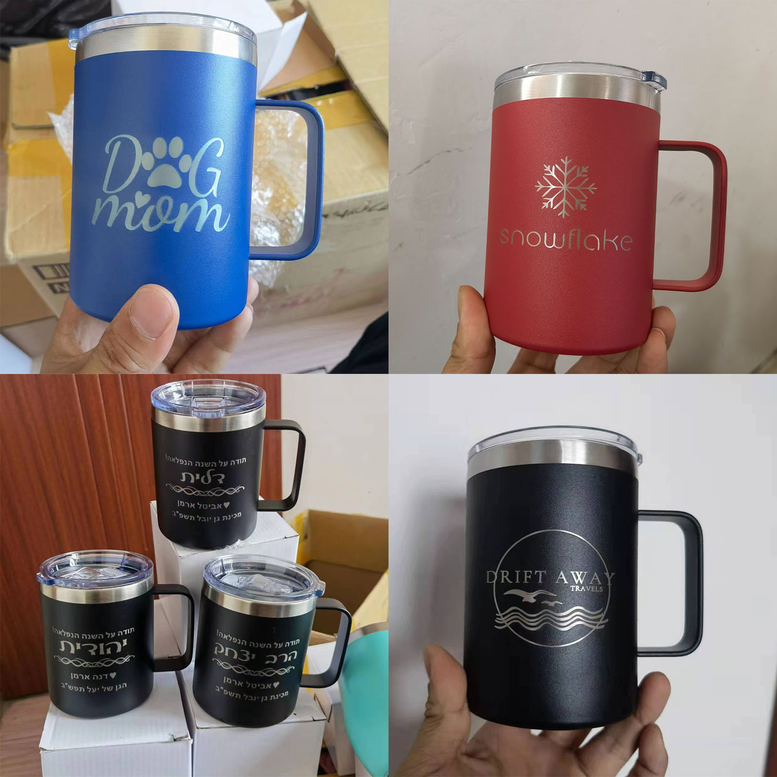 16온스 스테인리스 스틸 보온컵 진공 단열 텀블러 커피 - Beer Mug Handled 리뷰 및 가격