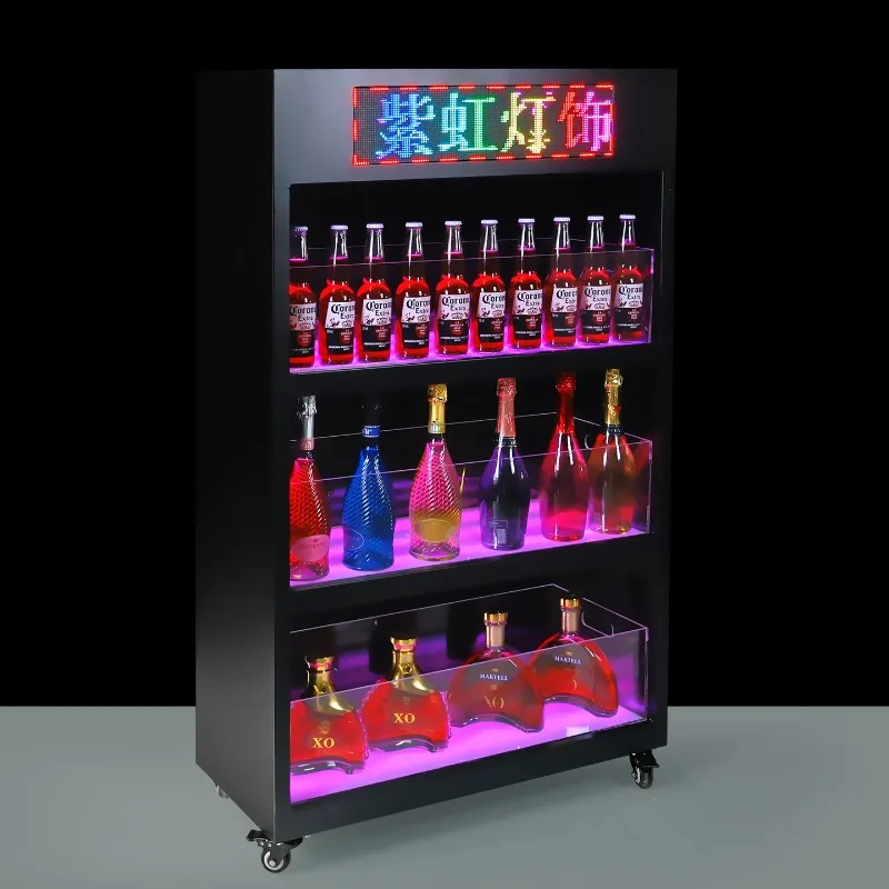 바 LED 디스플레이 발광 와인 캐비닛 2단 3단 외국 - Wine Beer Type 리뷰 및 가격