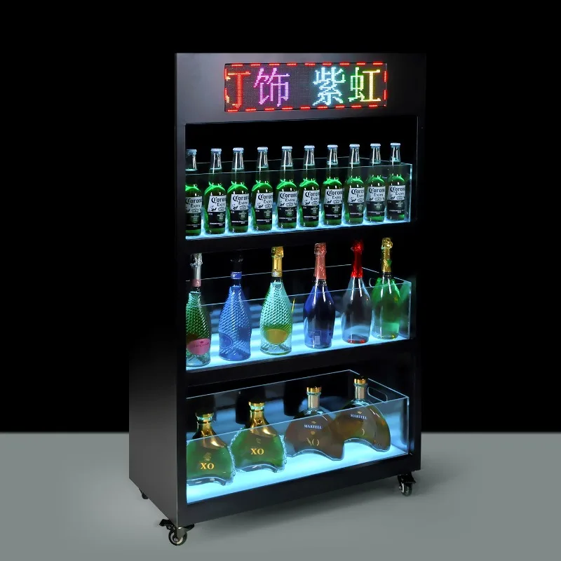 바 LED 디스플레이 발광 와인 캐비닛 2단 3단 외국 - Wine Beer Type 리뷰 및 가격