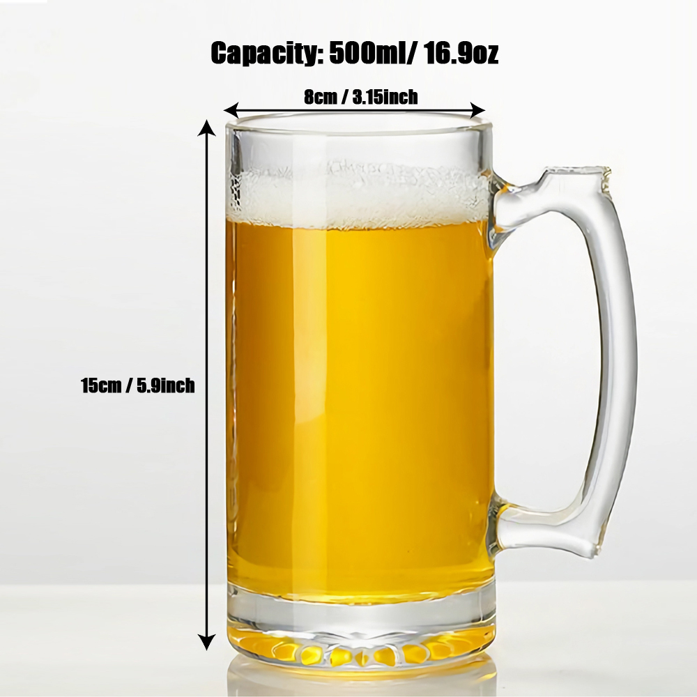 개인 맞춤 맥주잔 500ml/16.9oz 손잡이 있는  - Beer Mug Handled 리뷰 및 가격