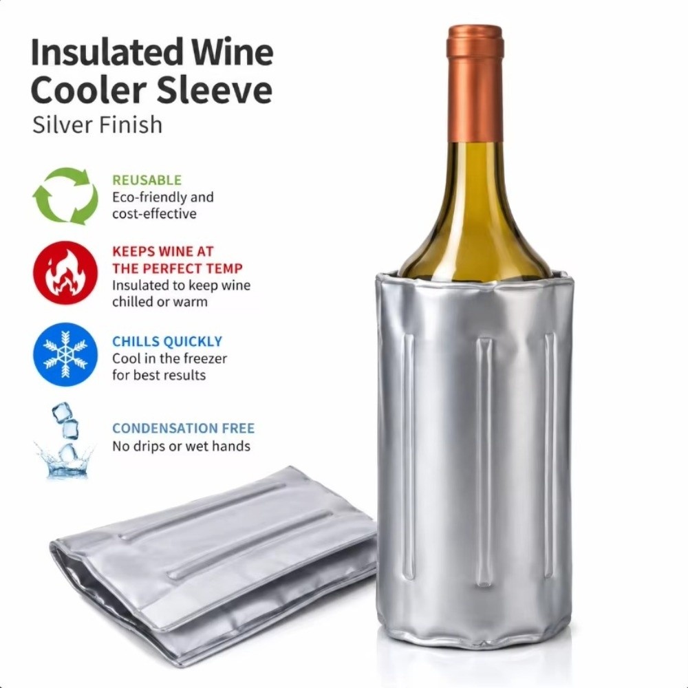33cm x 18cm 와인 쿨러 백, 냉매 젤 내장,  - Wine Chiller Sleeve 리뷰 및 가격